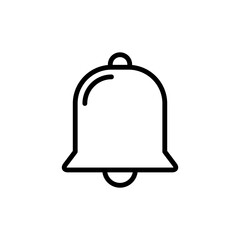 Bell Best Flat Icon Design Vector Template Illustration