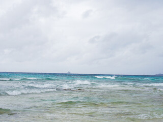 沖縄県 離島 久米島 はての浜の風景写真