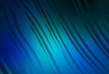 Dark Blue, Green vector glossy abstract background.