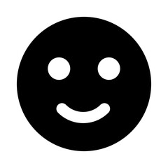 Fototapeta premium A solid vector design of emoji icon 