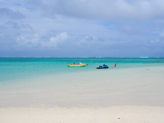 沖縄県 離島 久米島 はての浜の風景写真