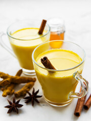 Golden turmeric milk