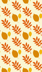 Autumn. Colors. Pattern without seams.
