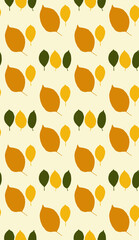 Autumn. Colors. Pattern without seams.