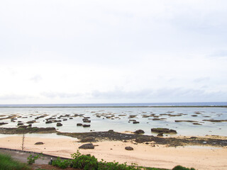 沖縄　久米島の風景　シンリ浜