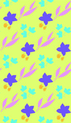 Seamless pattern in autumn colors.