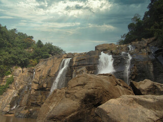 Fototapeta premium waterfall in the mountains