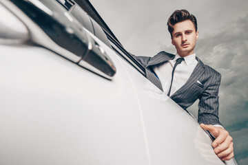handsome young groom