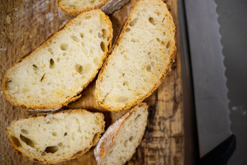 slices of homemade wholewheat loaf