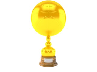 Basketball ball trophy