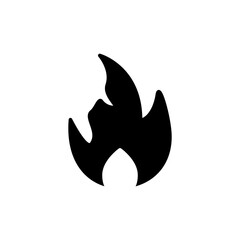 Fire Flat Icon Design Vector Template Illustration