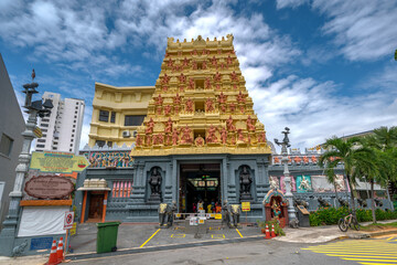 Facade of Sri Senpaga Vinayagar Temple at daytime.