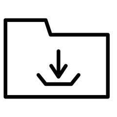 file and folder line style icon. very suitable for your creative project.