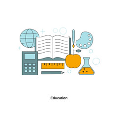 Education concept illustration