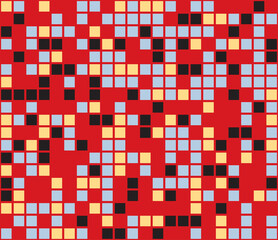 Color mosaic. Colorful background. Abstract seamless pattern. Vector illustration.