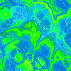 Seamless fractal marble vibrant ornate jpg pattern. High quality illustration. Intense and mysterious energetic seamless surface design. Detailed and vivid glowing marbled pattern.