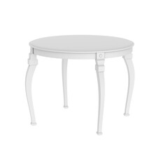 White round table