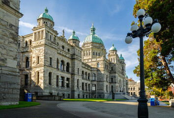 Fototapeta na wymiar British Columbia Parliament Buildings in Victoria, Canada