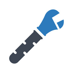 Wrench repair tool icon