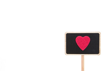 heart shape on the sign