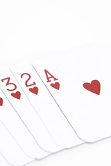 heart of poker cards