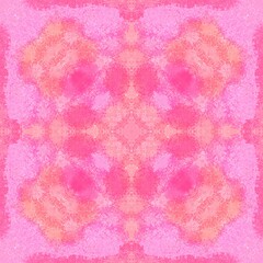 Symmetrical pink watercolor background with texture
