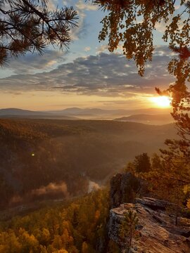sunset in the mountains aygir