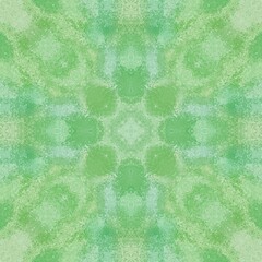 Symmetrical green watercolor background with texture