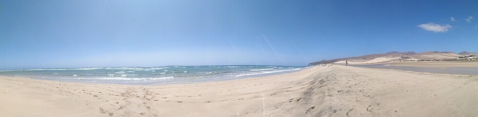 Vista panorámica playa  