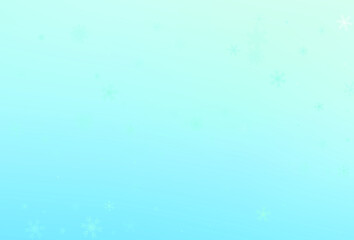 Falling silver snow flake vector