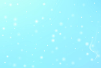 Falling silver snow flake vector