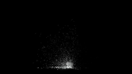 Spark particle special effect with alpha, metal friction, electric shock, sparks from broken wire