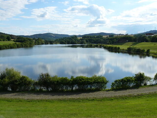 Landschaften an der Breitenbachtalsperre in Hilchenbach