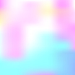 Iridescent holographic background. Foil rainbow texture. Abstract soft pastel colors backdrop. Trendy creative vector cosmic gradient. Vibrant print illustration. Creative neon template for banner.