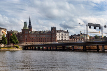 Photography of the views of Stcokholm, Old Town and Norstedts House,