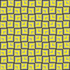 Vector seamless pattern texture background with geometric shapes, colored in green, black, grey colors.