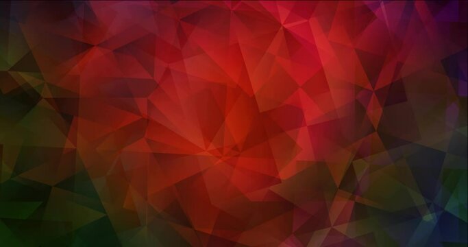 4K looping dark green, red animated moving slideshow. Trendy vibrant holographic clip in halftone style. Clip for mobile apps. 4176 x 2160, 30 fps. Codec Photo JPEG.