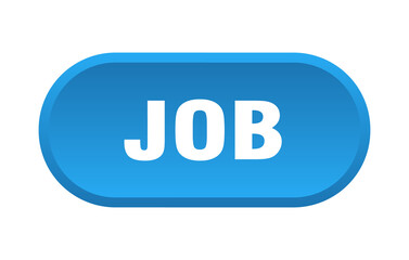 job button. rounded sign on white background
