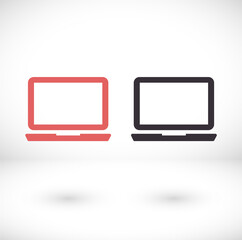 laptop vector icon. lorem ipsum 10 EPS Design