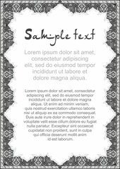 Oriental eastern carpet with a beautiful pattern. Vector pattern with a pattern of oriental carpet. Тraditional ethnic floral ornament colorful rugs can be used for illustration, restaurant menu