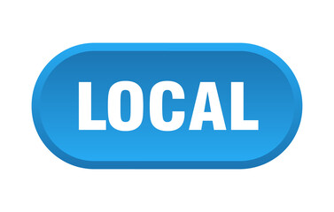 local button. rounded sign on white background