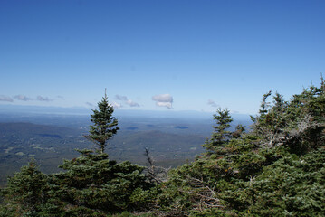 A view from the top of Mt. Mansfield in Vermont