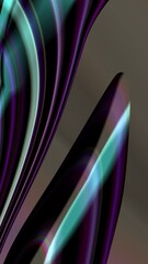 Artistic and imaginative digitally designed abstract 3D fractal background