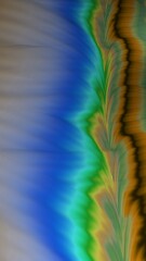 Artistic and imaginative digitally designed abstract 3D fractal background