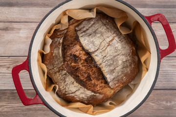.Sourdough rye bread