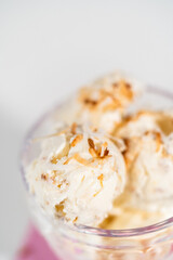 Coconut ice cream
