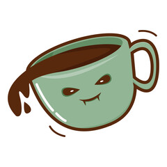 Coffee Cup Halloween Edition