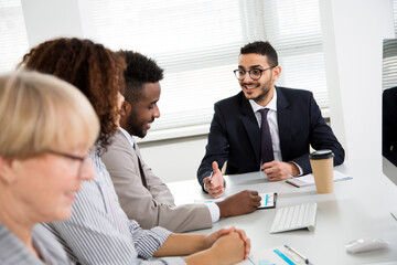 Business people working together in the office