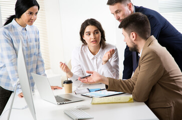 Business people working together in the office