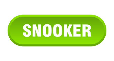 snooker button. rounded sign on white background
